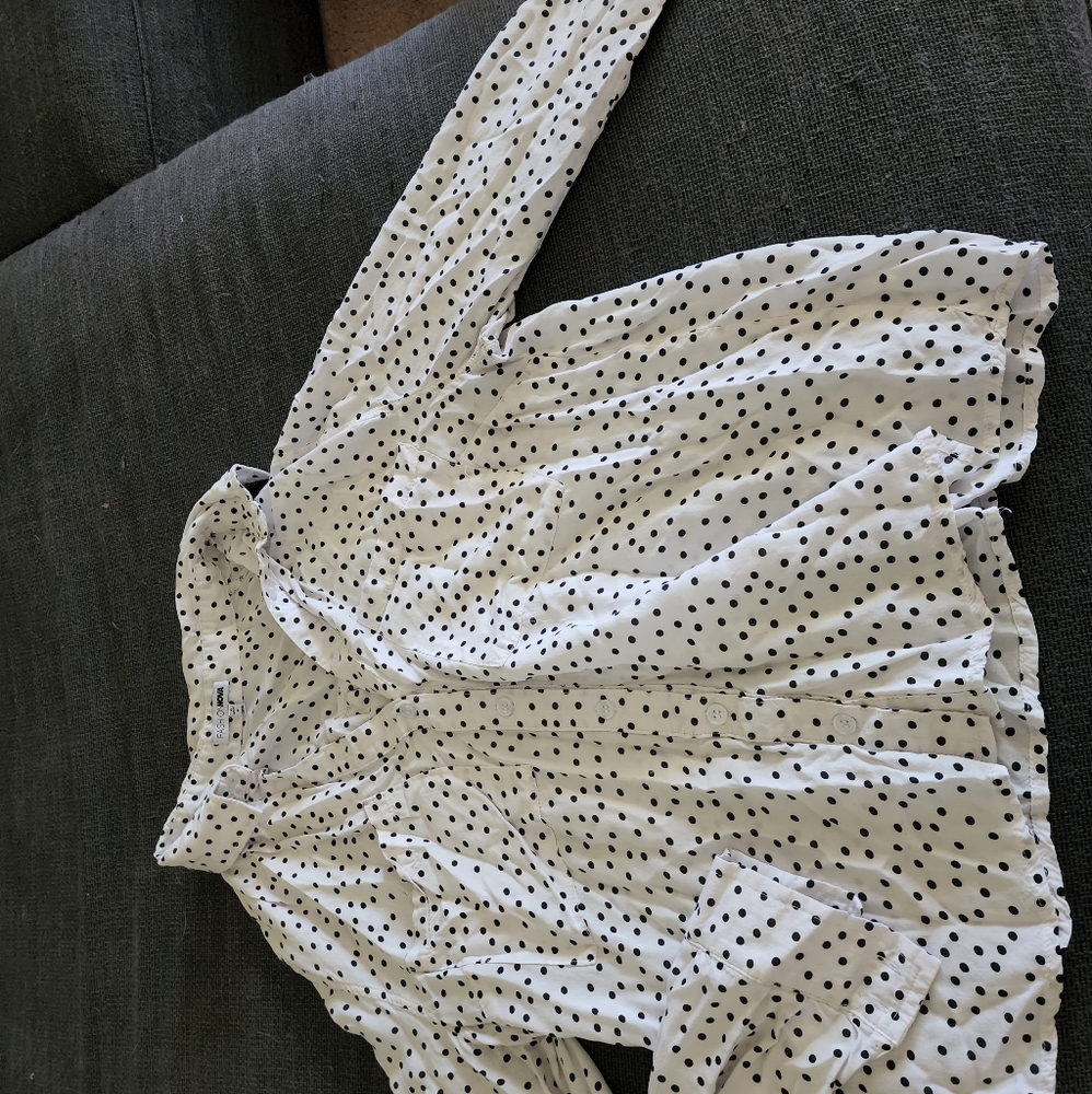 Med Button Up Blouse - MOVING SALE